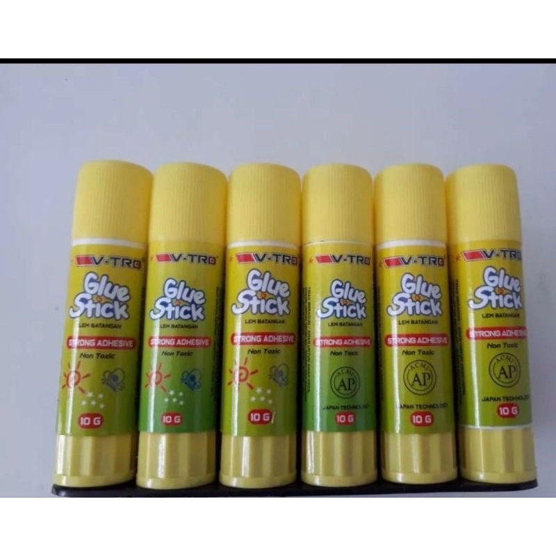 

HenJO Glue Stick Kuning Merk VTRO-Lem Stick Kertas Yellow 24Pcs