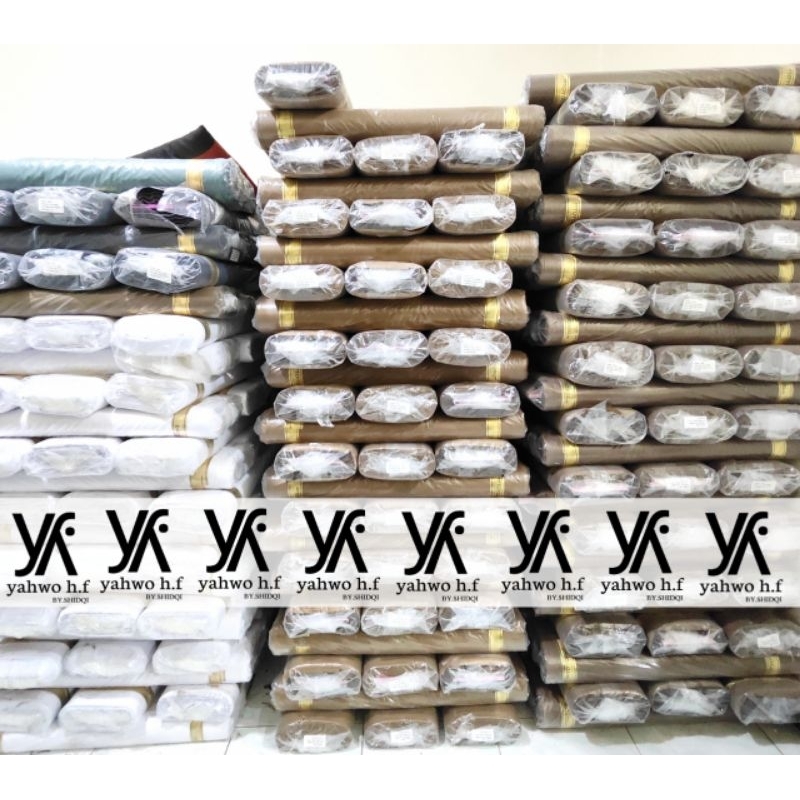 Yahwohijabfashion Tex 1/2 meter KAIN TOYOBO FODU KUALITAS PREMIUM/BAHAN  TOYOBO  FODU GROSIR DAN ECE