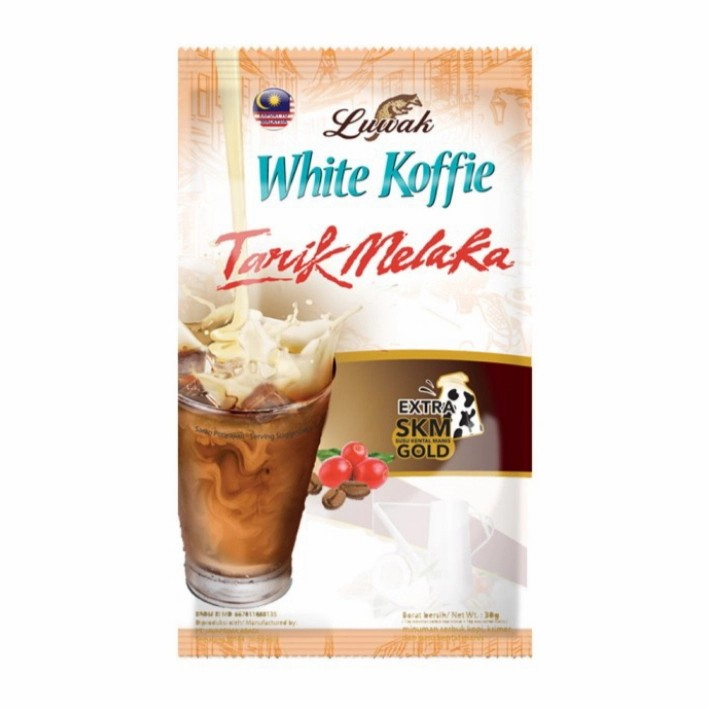 

Luwak white koffie tarik Malaka 6x30 gr