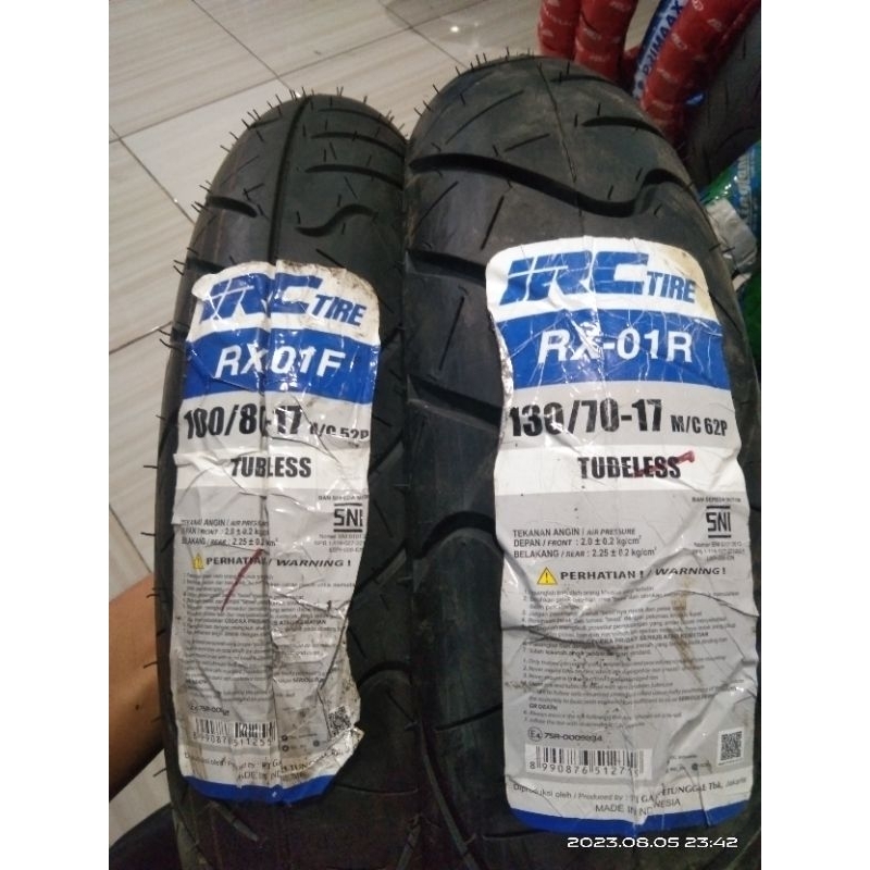 Ban IRC  tubeles ORI standar CB150R, CBR 150