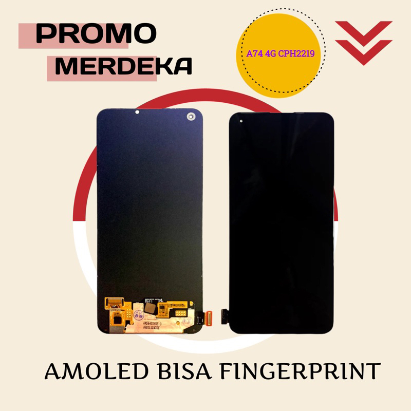 LCD TOUCHSREEN LCD TOUCHSCREEN OPPO A74 4G CPH2219 / OPPO A94 ORIGINAL AMOLED FINGERPRINT