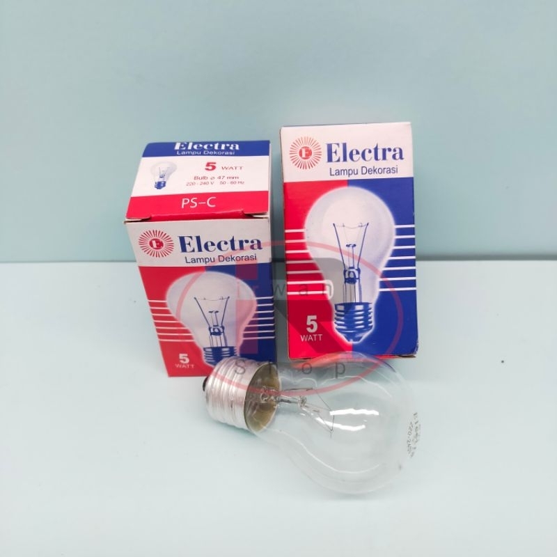 Lampu Bohlam Pijar 5 Watt Electra