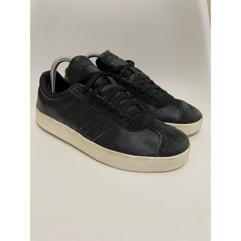 Adidas VL Court 2.0 black hitam 40