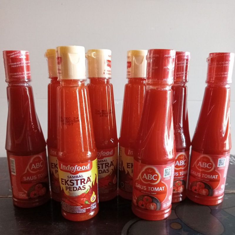 

Saos sambal Saos tomat 135ml
