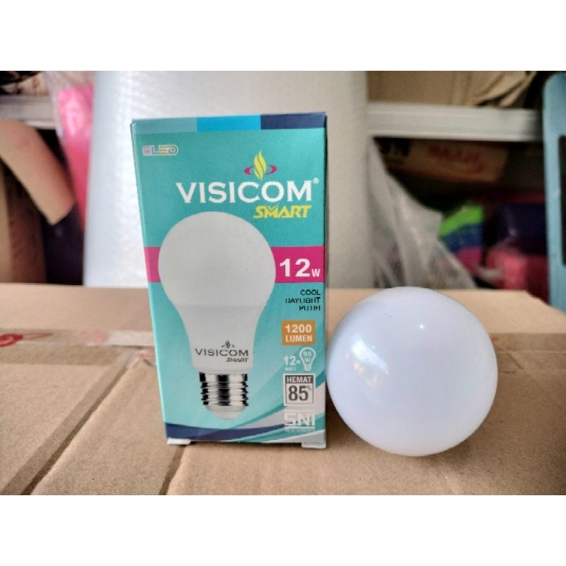 Lampu LED Visicom 12 Watt=95 Watt Daya Terang 1200 Lumen