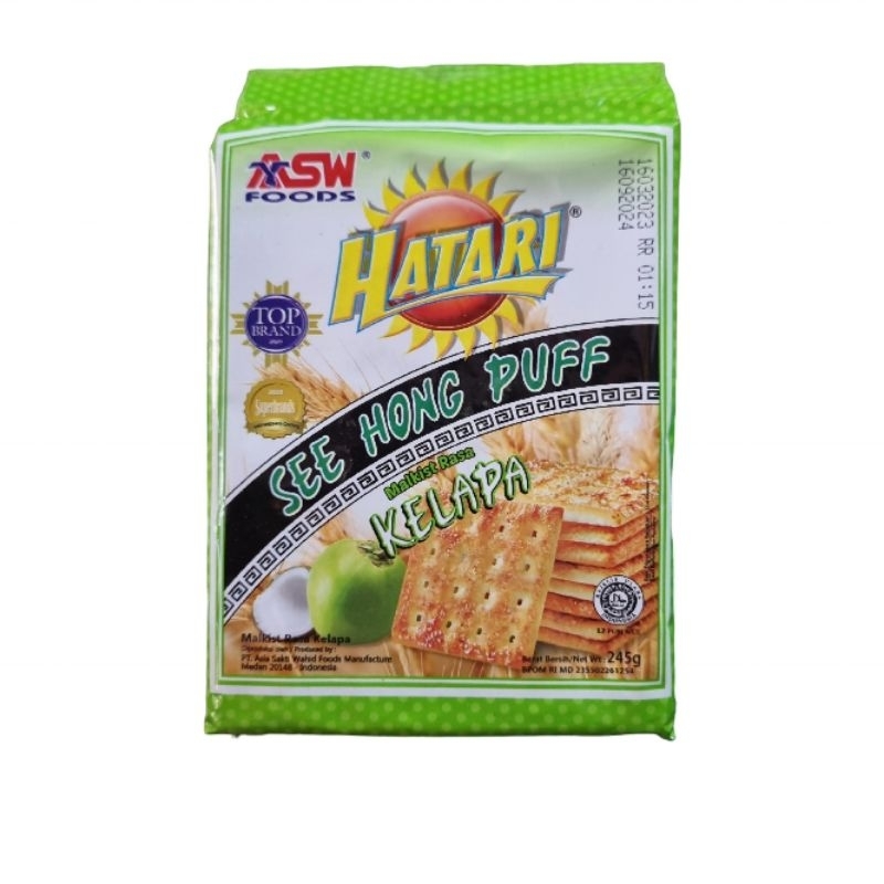 

Hatari gabin malkist Cream creakers kelapa