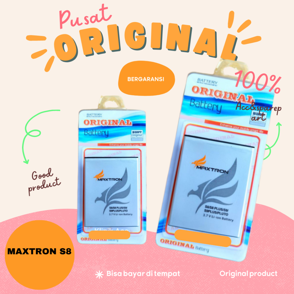 BATRE BATREI BATRE / MAXTRON S8 / S8 PLUS / S9 / S9 PLUS / PLUTO / BATRE BATREI BATRE