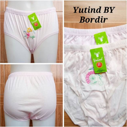 Cd Wanita Dewasa Yutind Bordir Celana Dalam Wanita Bahan Katun