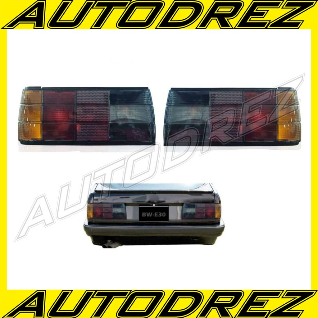Stoplamp Lampu Belakang Rear Lamp BMW 3 Series E30 Dark Black Taiwan Termurah