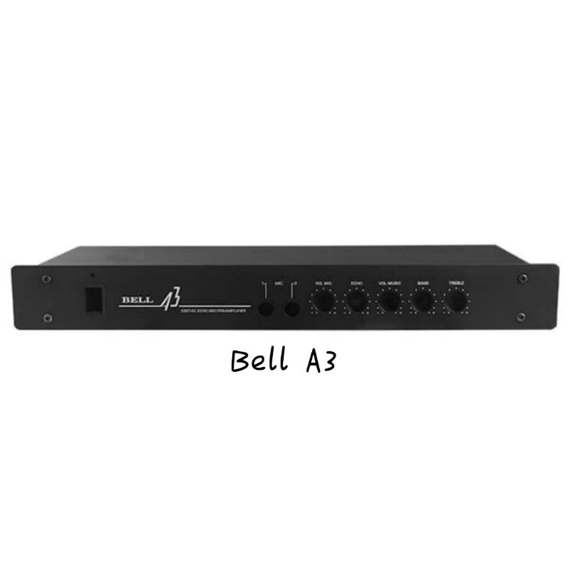 Box pre amplifier mic echo Bell A-3 Box bell A3