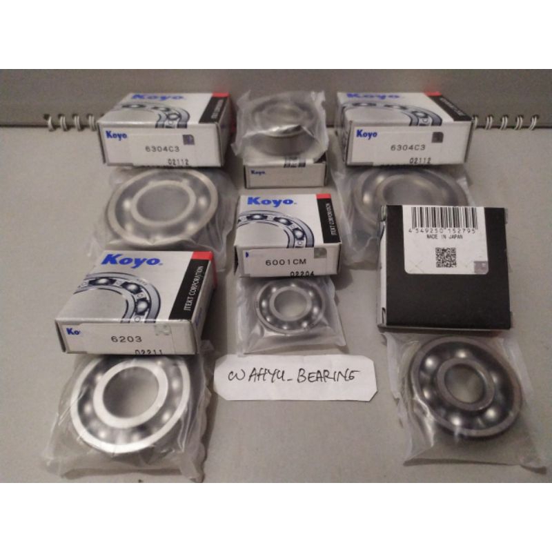BEARING 6304 C3 KOYO SET KRUK AS RASIO SUPRA GRAND ASTREA LEGENDA FULSET ORIGINAL JAPAN
