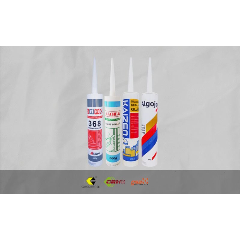 lem slikon/lem kaca/lem wastafel/lem keramik/lem alumunium/lem serba guna/lem akuarium warna hitam p