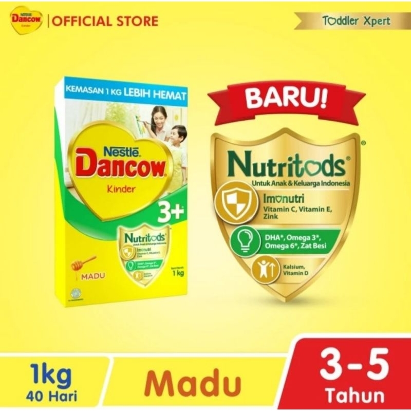 Susu Dancow 3+ Susu Anak 3-5 Tahun Box 1kg