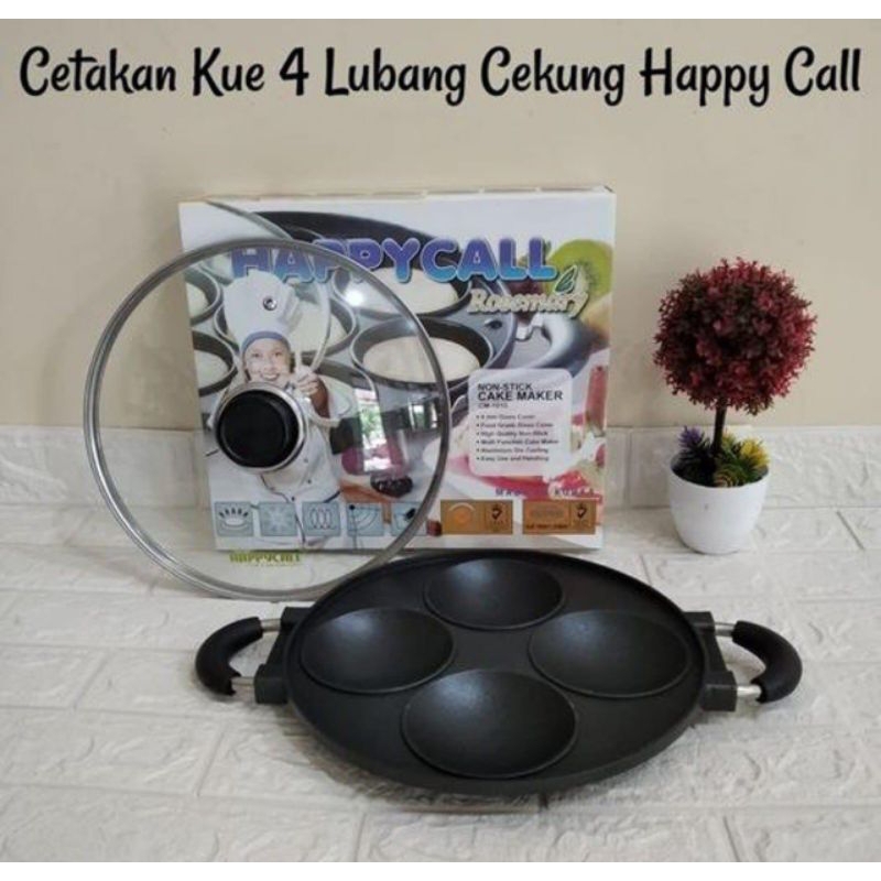 CETAKAN KUE LUMPUR, PUKIS, MERK HAPPYCALL (SUGO) 4, 7, 8, 10, 11, 12 LUBANG