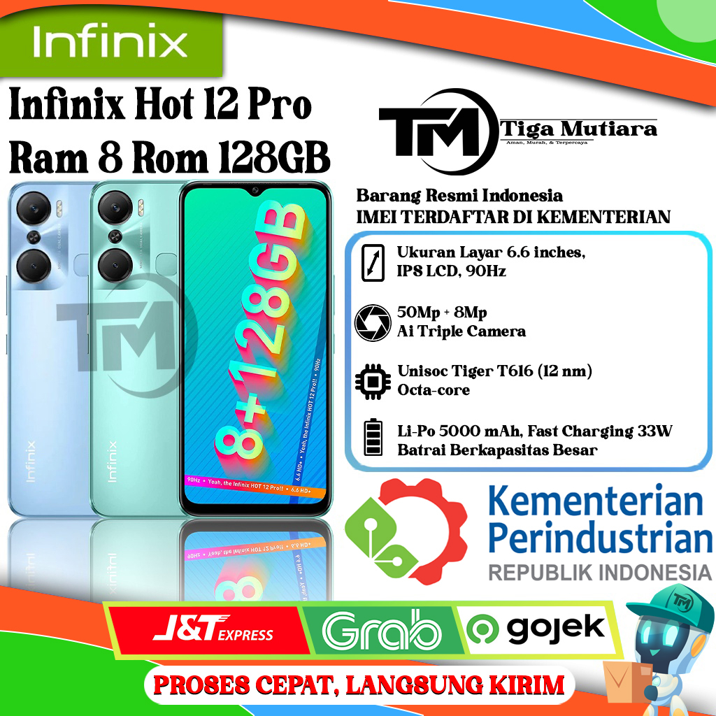 Infinix Hot 12 Pro Ram 8 Rom 128GB
