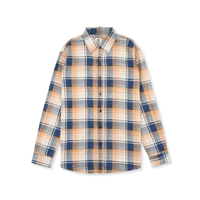 Hommes Apparel FS113 Dusan Yellow Flannel Shirt