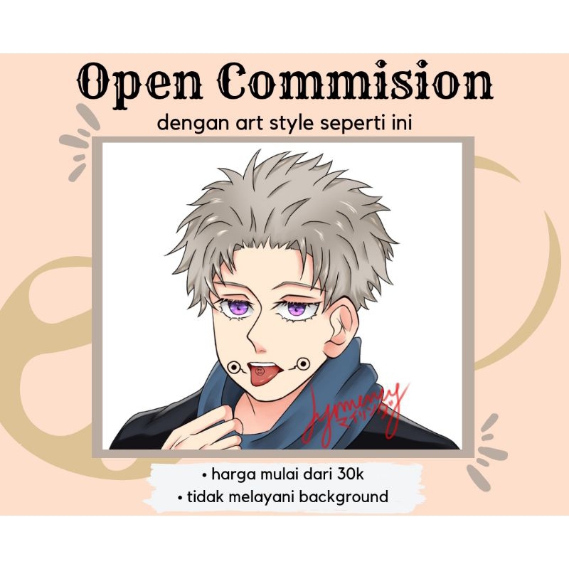 [SOFT FILE] Jasa gambar/ commision/ fanart anime/ original character/ jasa ilustrasi/ request