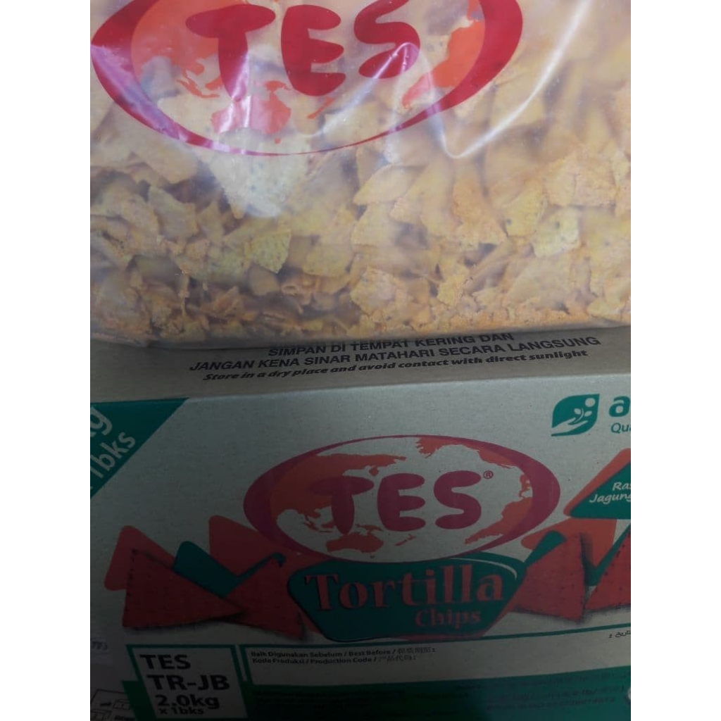 

Tes Tortilla Chips 1 Karton isi 2 KG Rasa