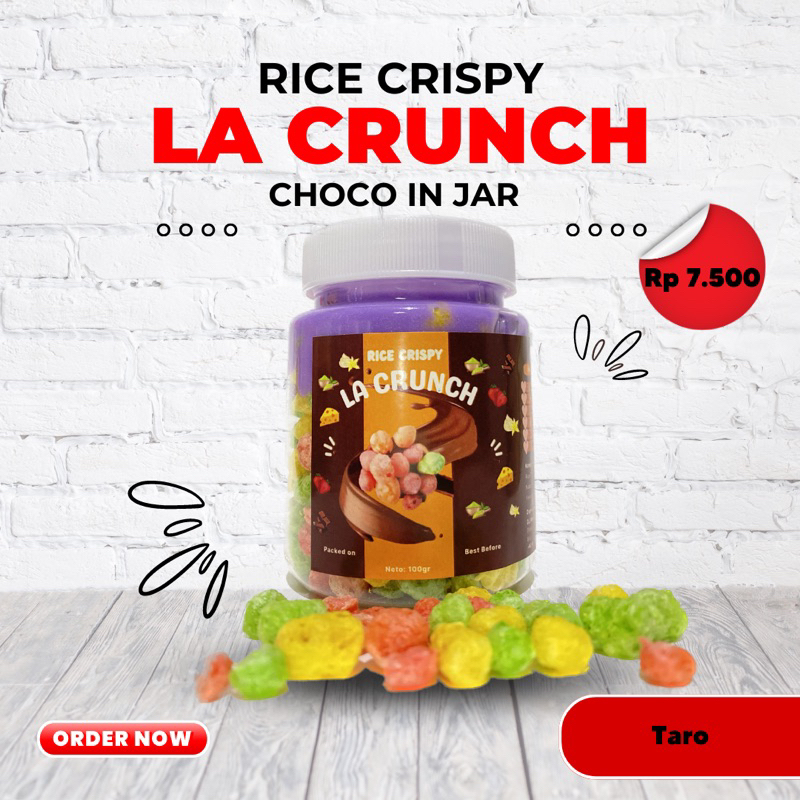 

La Crunch - Rise Crispy Choco in Jar - Taro