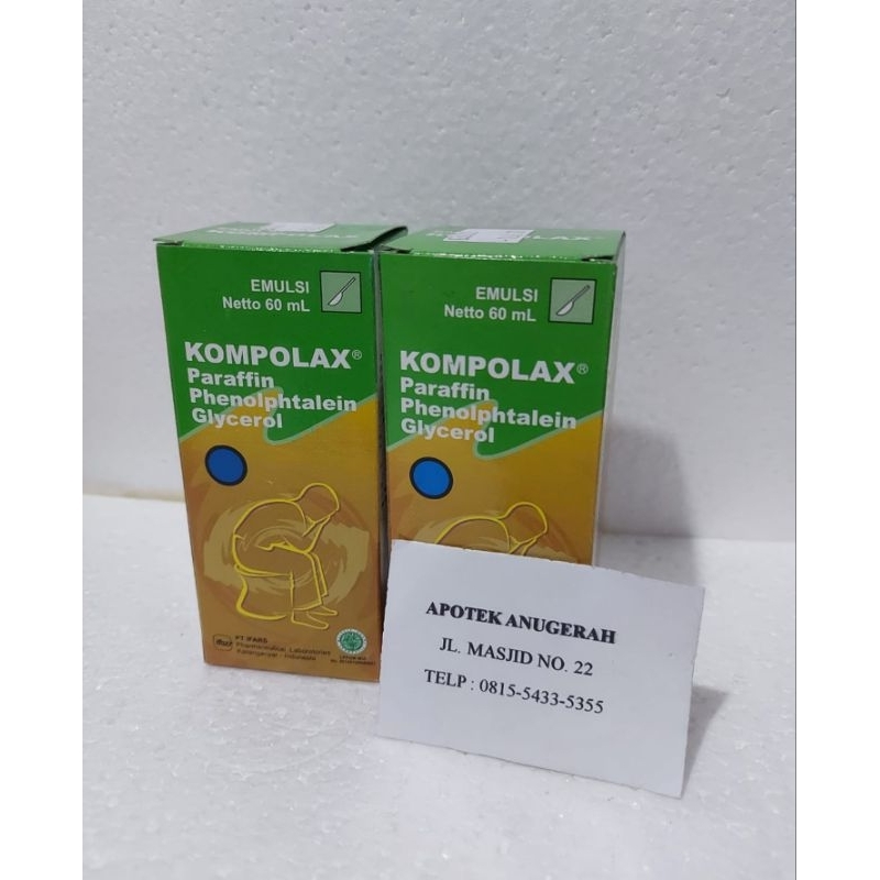 KOMPOLAX EMULSI SYRUP 60ml seperti dulcolax