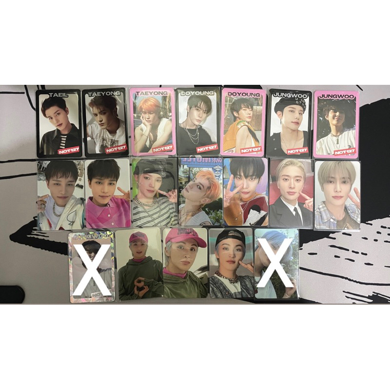 TC trading card Ay yo NCT 127 taeil taeyong doyoung jaehyun jungwoo mark