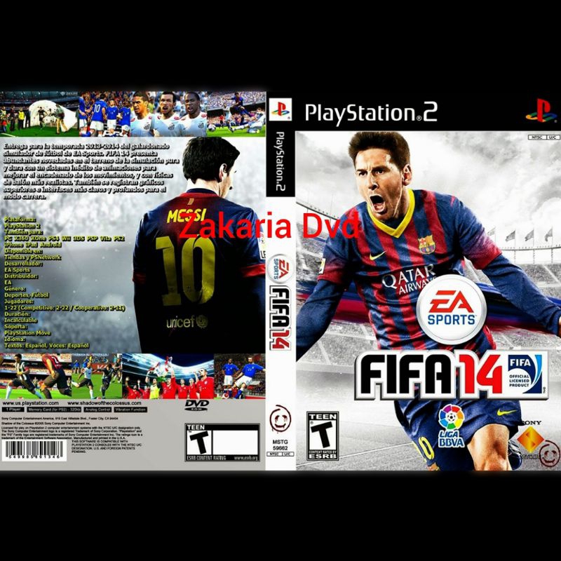 Kaset Ps 2 Fifa 14