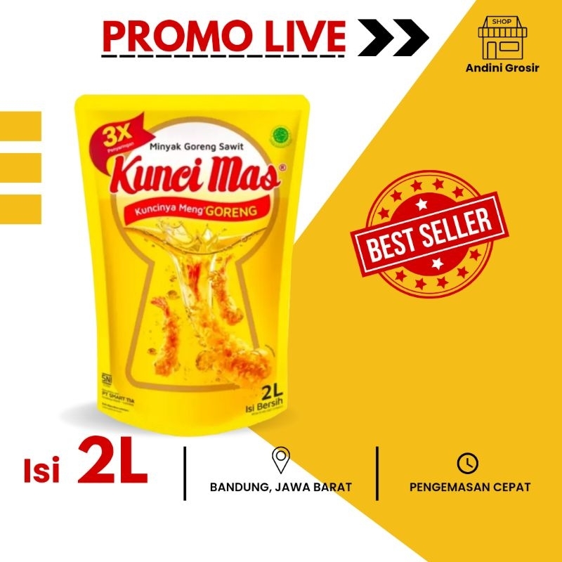

Minyak Kunci Mas 2 L promo bisa COD