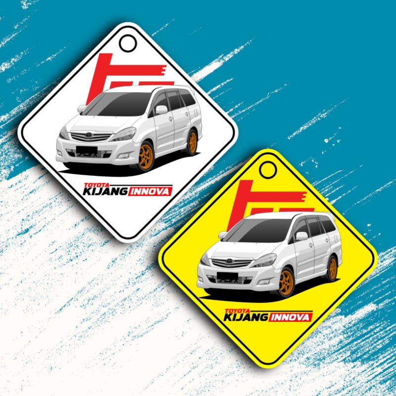 Gantungan kaca mobil acrylik kijang Innova
