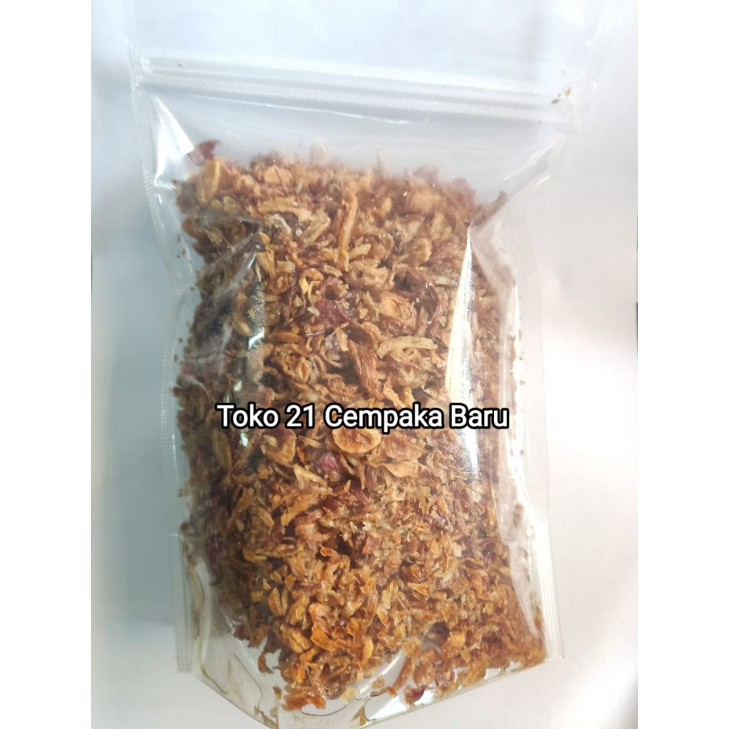 

Bawang Merah Goreng Iris Ukuran 100 gram / 100g Rasa