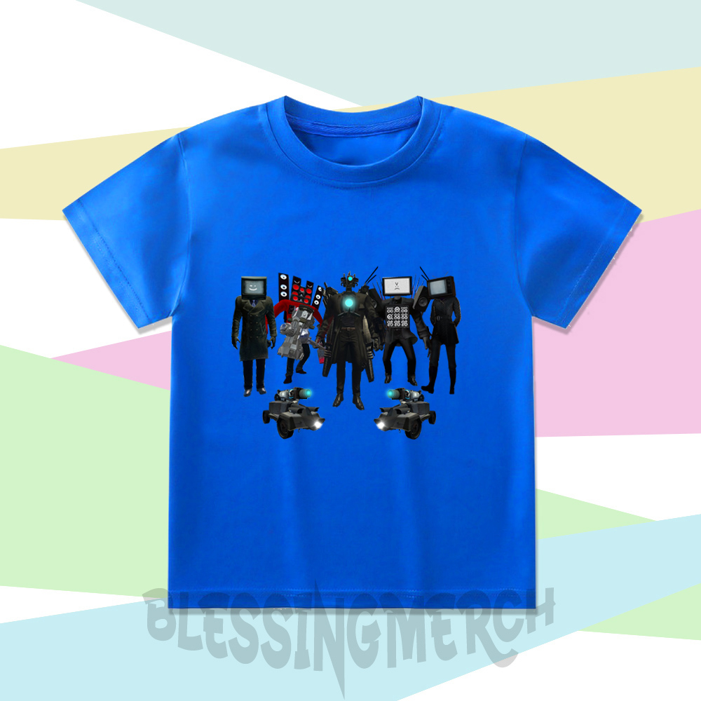 BAJU KAOS ATASAN ANAK NEW TITAN CAMERAMAN TV MAN TV WOMAN SPEAKERMAN SKIBIDI TOILET