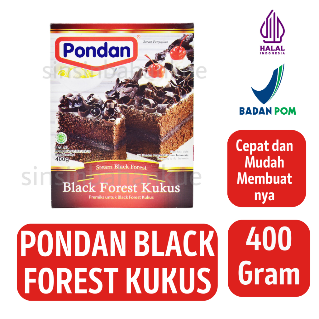 

Pondan Black Forest Kukus [400 Gram]