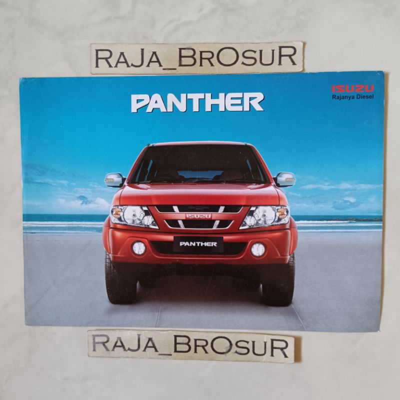 Poster brosur katalog flyer jadul lawas Isuzu Panther 2005