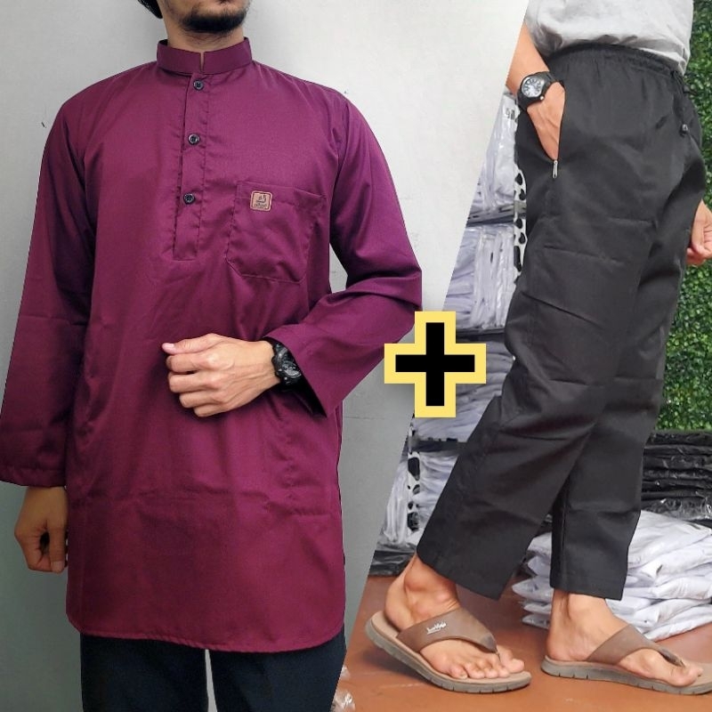 Stelan baju koko  plus celana sirwal