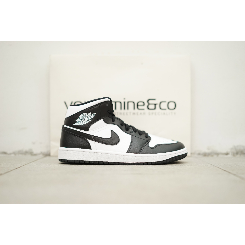 Air Jordan 1 Mid White Black Panda (W)