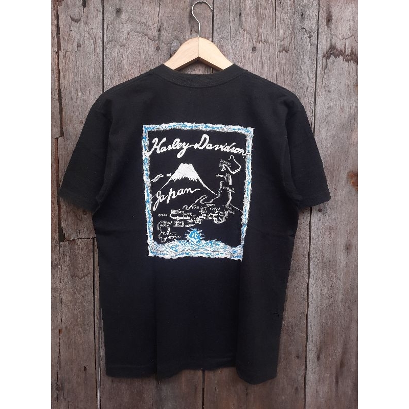 kaos vintage harley davidson sukajan size M second preloved not vanson schott