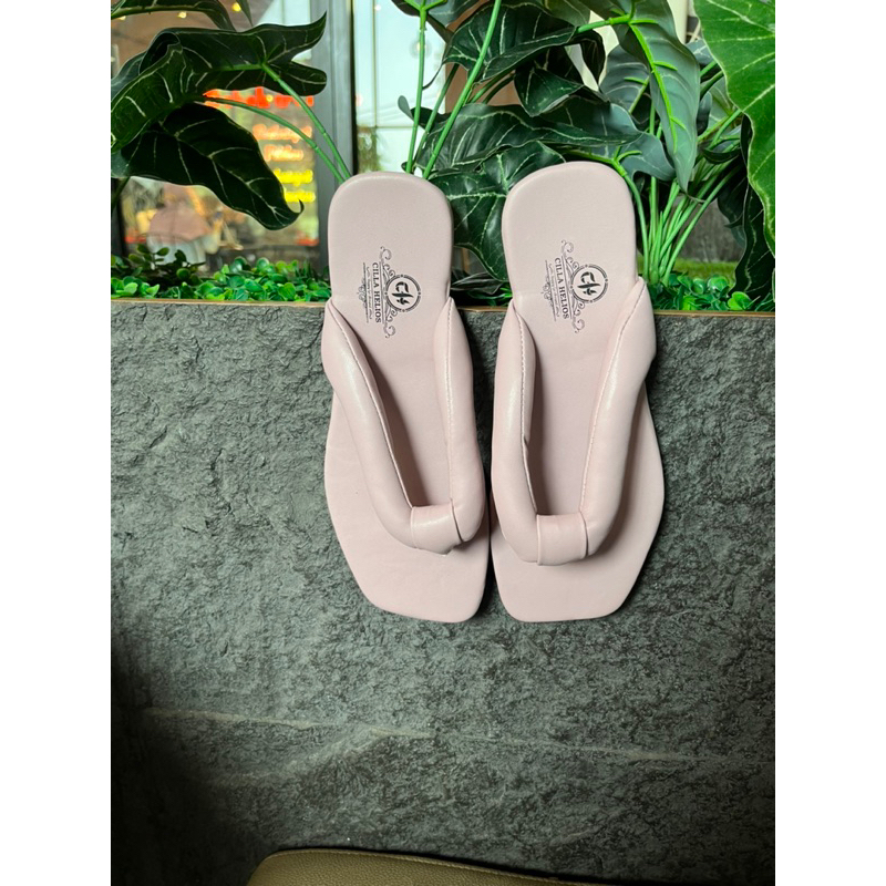 Puffy Sandals Dusty Pink