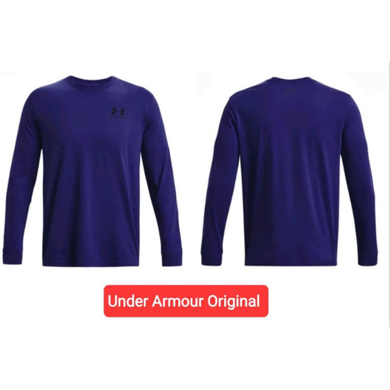 Under Armour Original/Under Amour Training Sportsytle left Chest/Under Armour Atasan Tangan Panjang/