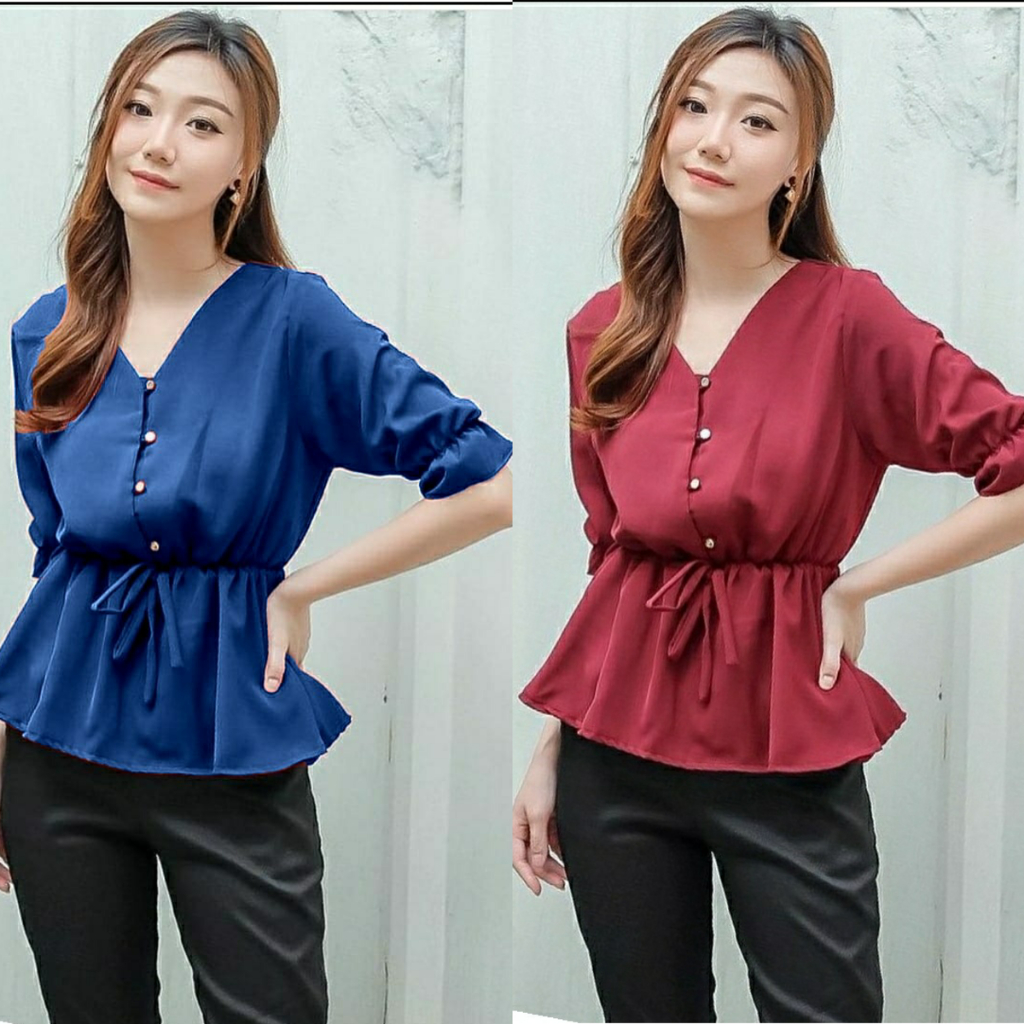 BJFashionWanita / Blouse Akata / Blouse Polos / Atasan Polos / Blouse Babydoll / Atasan BabyDoll / B