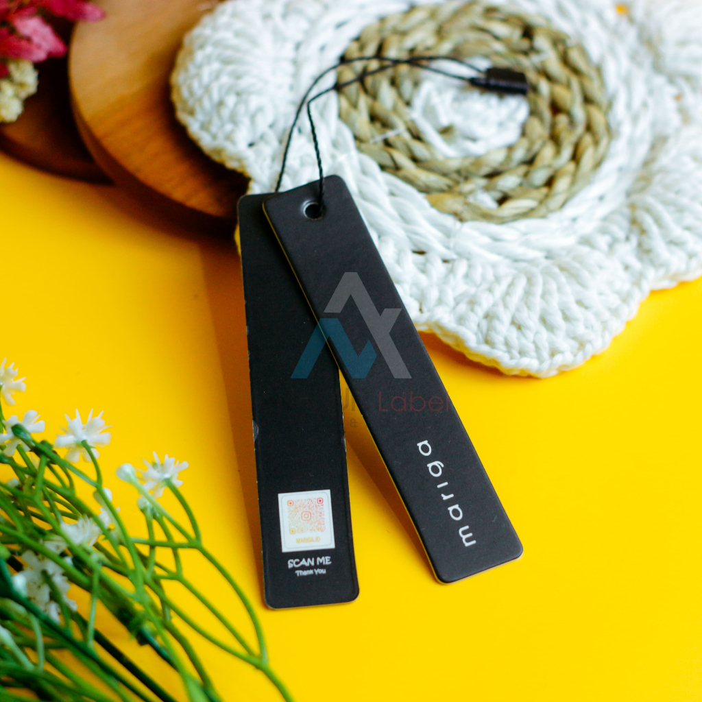 

Hangtag baju hangtag label label baju hangtag premium tebal 700gsm setebal kartu ATM