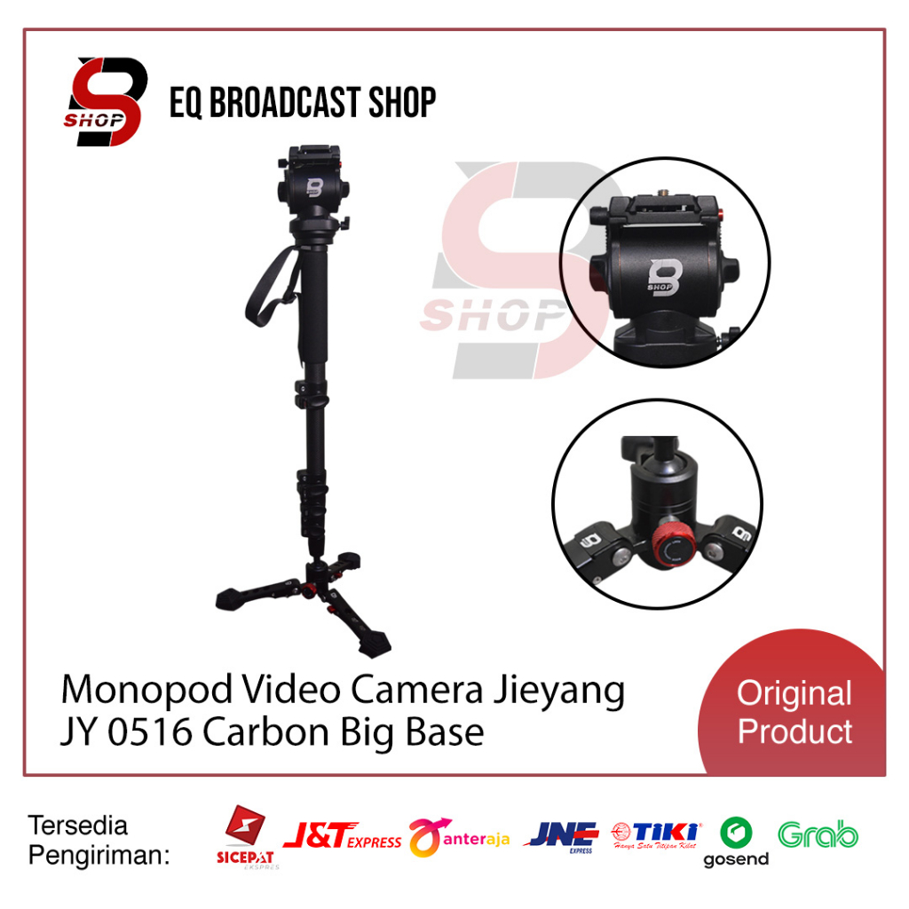 Monopod Video Camera Jieyang JY 0516 Carbon