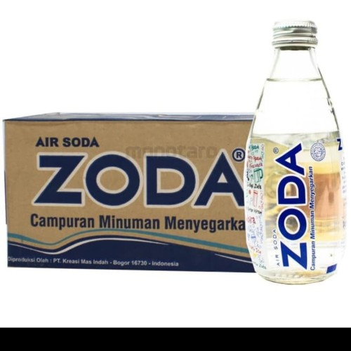 

ZODA AIR SODA 250ML KEMASAN BOTOL BELING, 1 KARTON CAMPURAN MINUMAN BERSODA