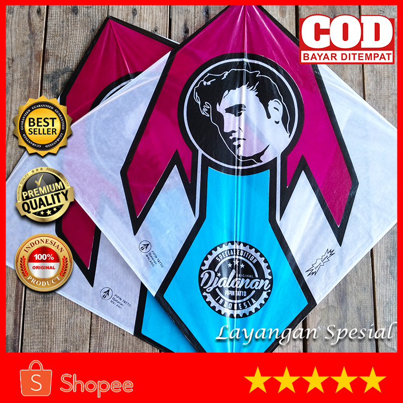 LAYANGAN SUKHOI PIPIN TATTO ORIGINAL SPESIAL 3 WARNA ISI 10 PCS