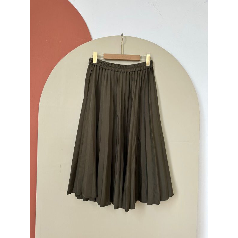 Preloved Rok Plisket Premium