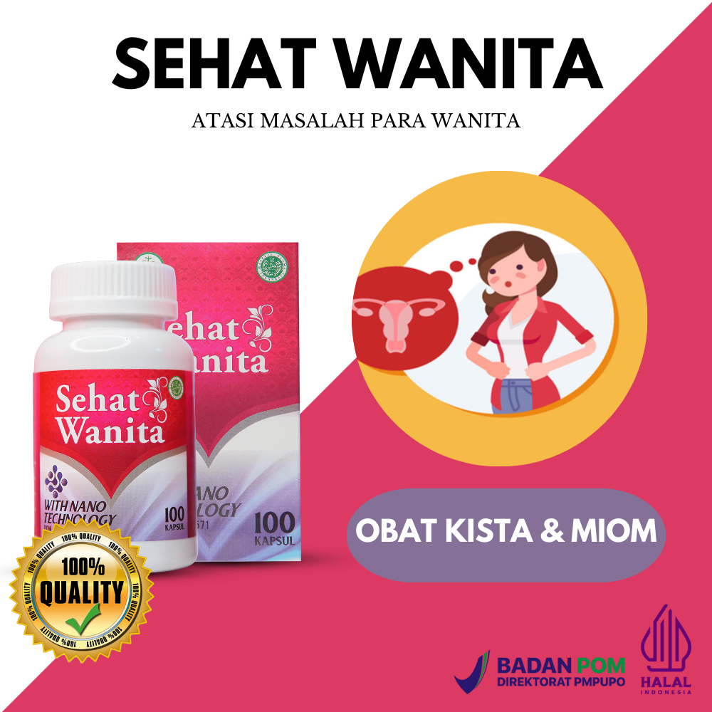 Sembuhkan Kista Dan Miom Obat Mencegah Kista Dengan Sehat Wanita 100% Original  Sudah BPOM-COD