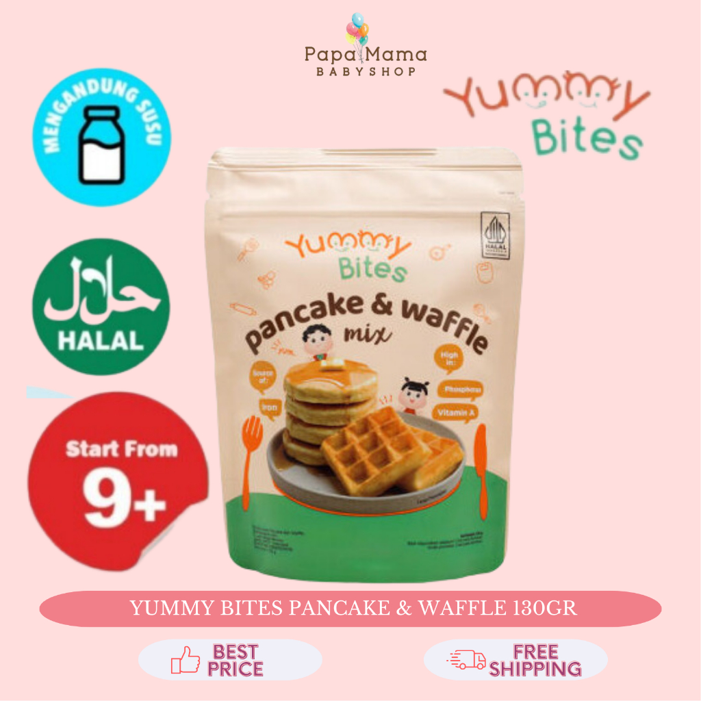 

YUMMY BITES PANCAKE & WAFFLE MIX 130GR