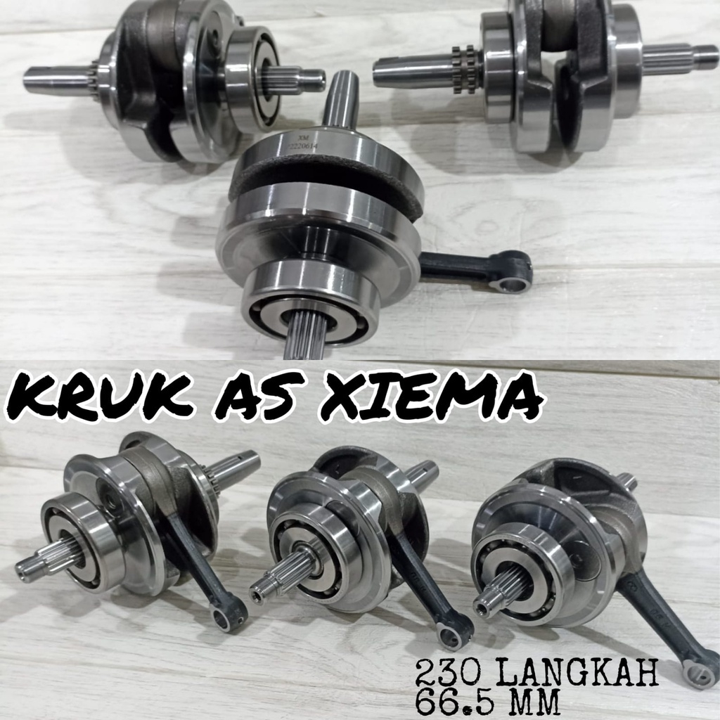 Kruk as xiema Langkah 66.2 askruk bandul xiema diablo 230 langkah  66,2 mm pnp Neotech Mp GL Tiger M
