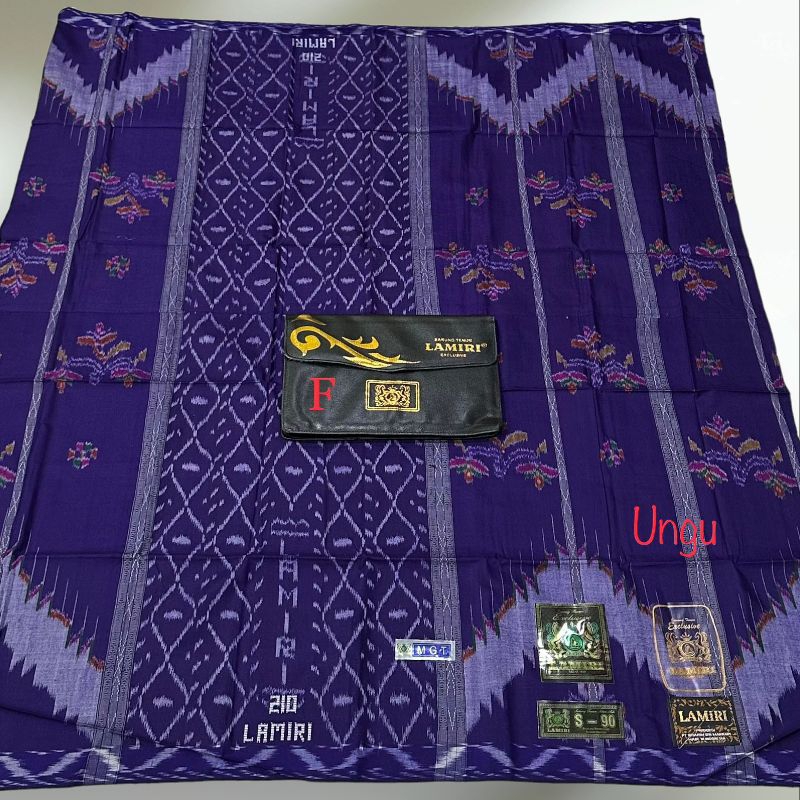 FLASH SALE SARUNG LAMIRI ORIGINAL 100℅ FULL SUTRA TYPE MGT WAJIK STOK LANGKA