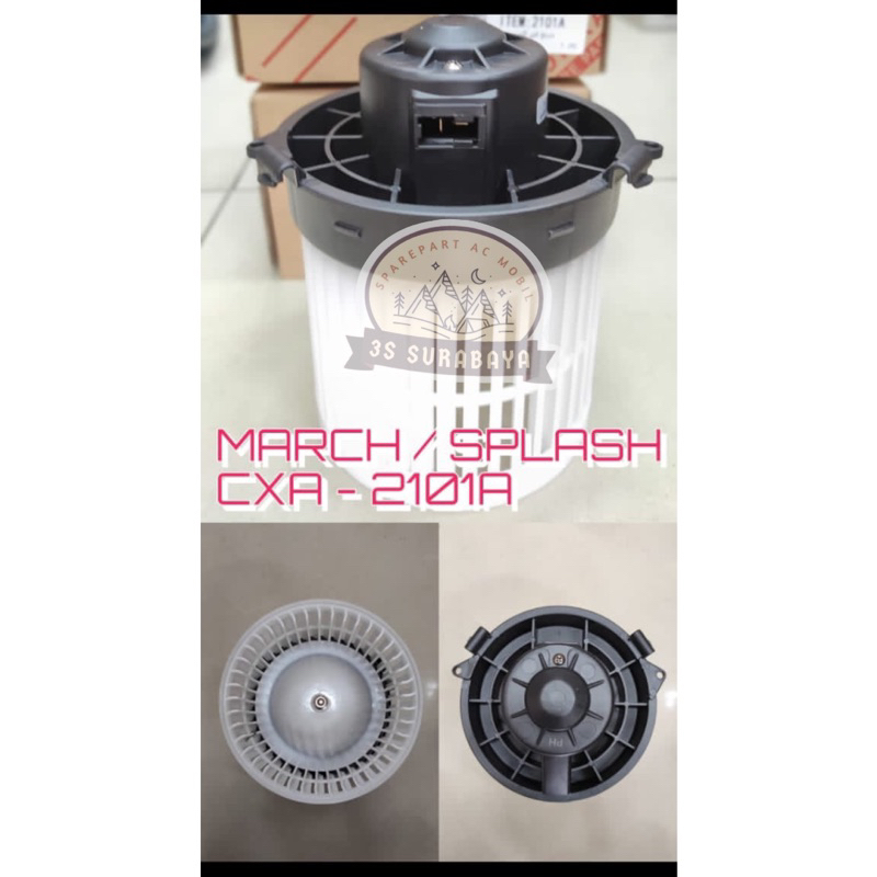 Motor Blower depan Nissan March Suzuki Splash Ac Mobil