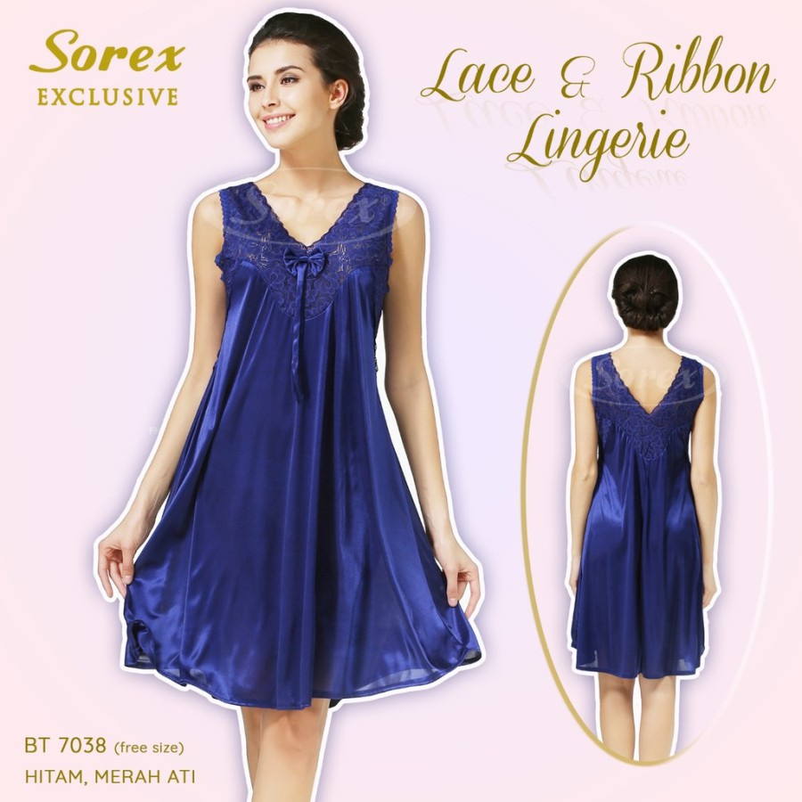Baju Tidur Wanita Daster Satin Sorex Exclusive BT 7038