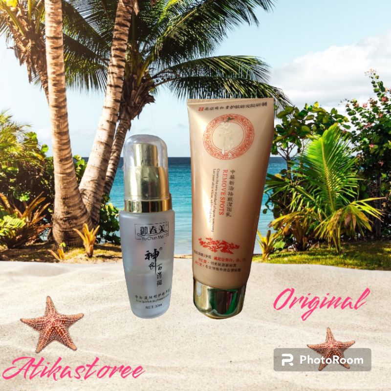 SERUM DAN SABUN GOLD YU CHUN MEI(import)